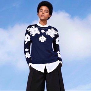 Victoria Beckham for Target Floral Applique Sweatshirt